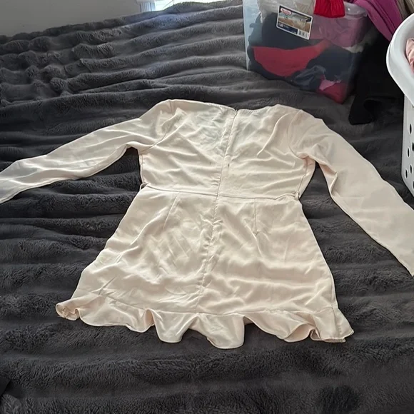 Altar'd State Cream Ruffled Babydoll Dress - Picture 2 of 2